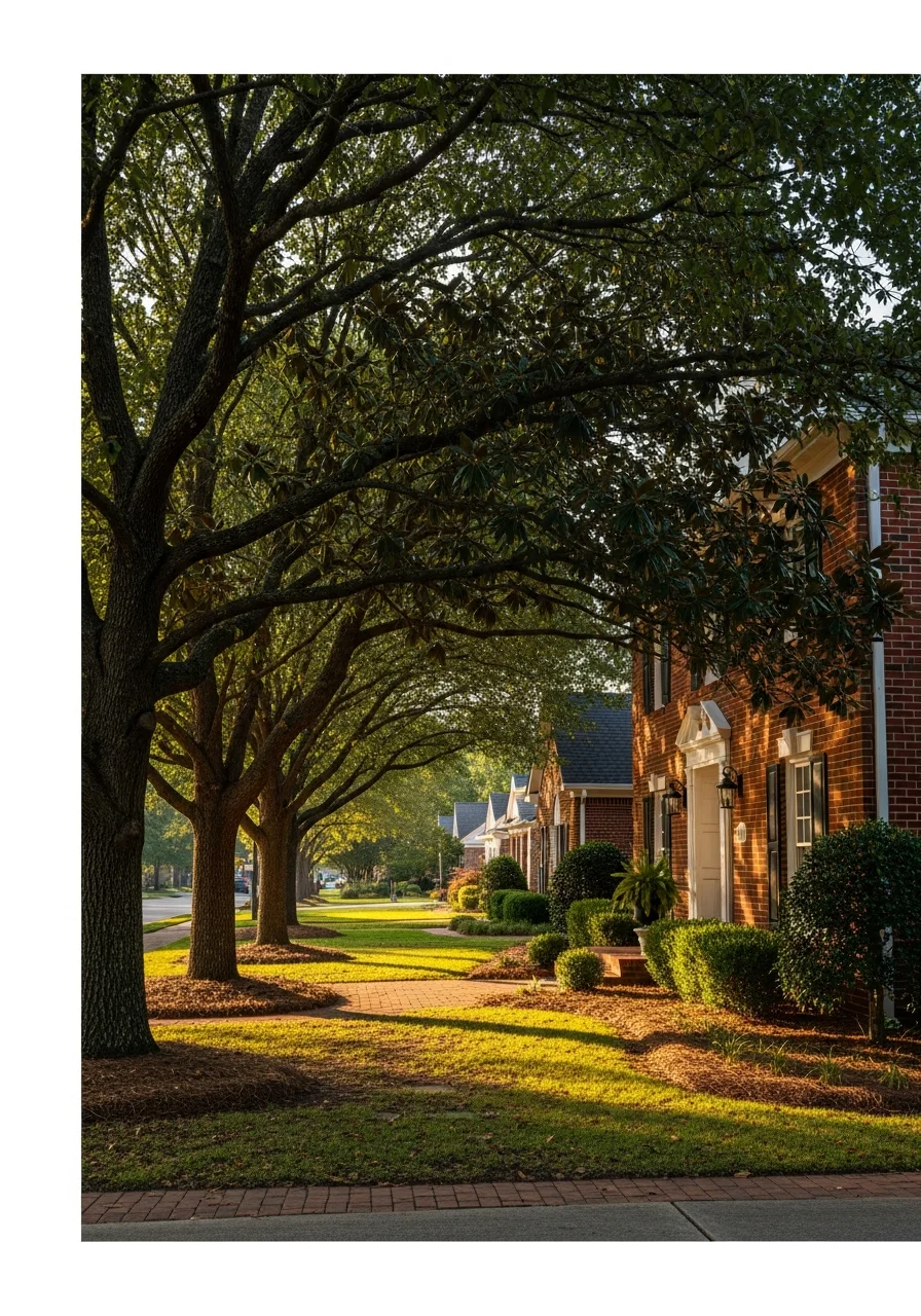 Residential home in Corinth with mature landscaping and front porch typical of the area.
